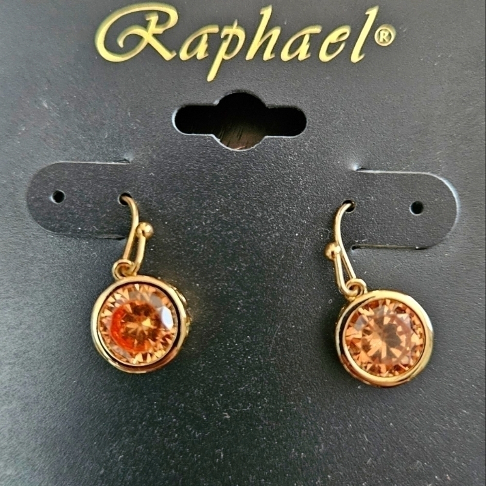Raphael topaz earrings